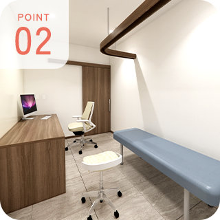 POINT 02 土曜日も診療・内視鏡検査に対応